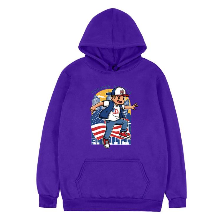 Boy Printed Fleece Hooded Sweatshirt Print On Your Demand, XS, S, M, L, XL, XXL, XXXL
