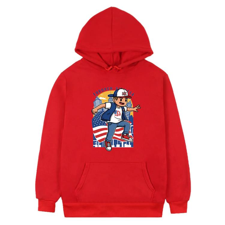 Boy Printed Fleece Hooded Sweatshirt Print On Your Demand, XS, S, M, L, XL, XXL, XXXL