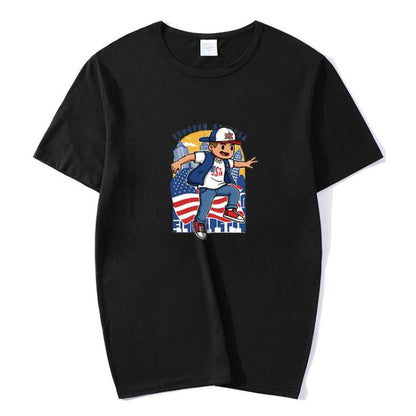 Boy Printed Round Neck Modal Short Sleeve T-shirt Print On Your Demand, POD T-Shirt, S, S, POD T-Shirt, M, M, POD T-Shirt, L, L, POD T-Shirt, XL, XL, POD T-Shirt, XXL, XXL, POD T-Shirt, XXXL, XXXL, POD T-Shirt, XXXXL