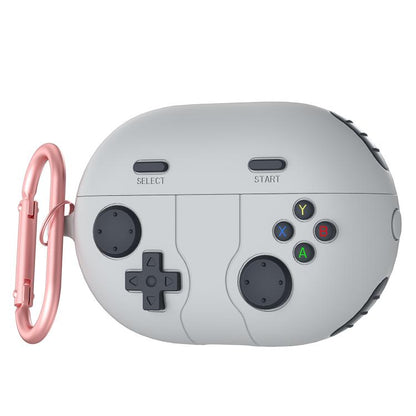 Retro Game Console Style Silicone Earbuds Case