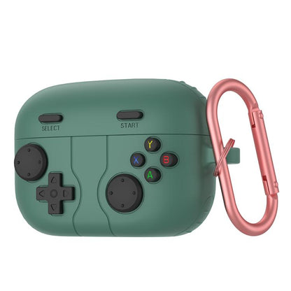 Retro Game Console Style Silicone Earbuds Case