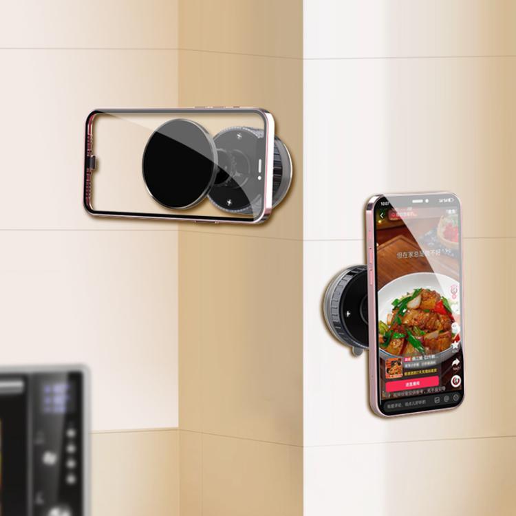 CTT26 Foldable Vacuum Magnetic Suction Cup Kitchen Phone Holder