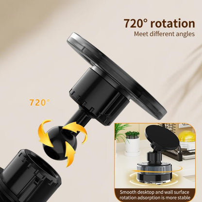 CTT26 Foldable Vacuum Magnetic Suction Cup Kitchen Phone Holder