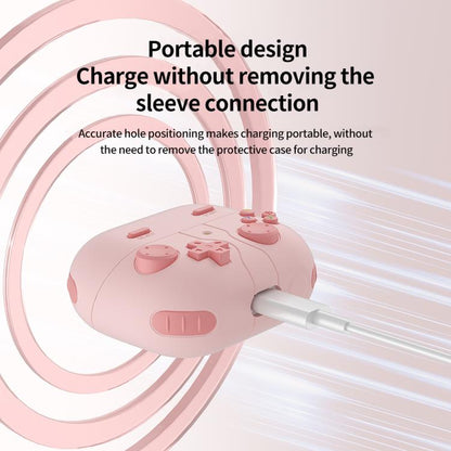 Retro Game Console Style Silicone Earbuds Case