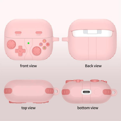 Retro Game Console Style Silicone Earbuds Case