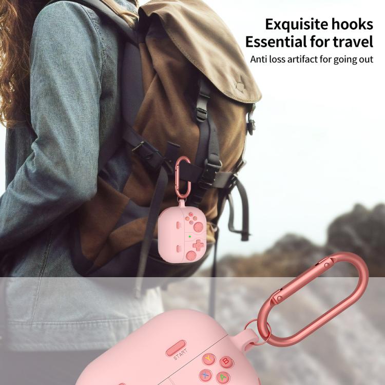 Retro Game Console Style Silicone Earbuds Case