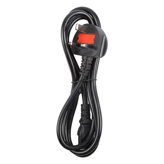 Big UK Plug Computer PC Power Cord 3 Pin Cable 0.5 Square, 1.5m, 1.8m