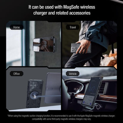 NILLKIN Black Rhino Prop MagSafe Magnetic PC Phone Case, For Samsung Galaxy S25 Ultra 5G