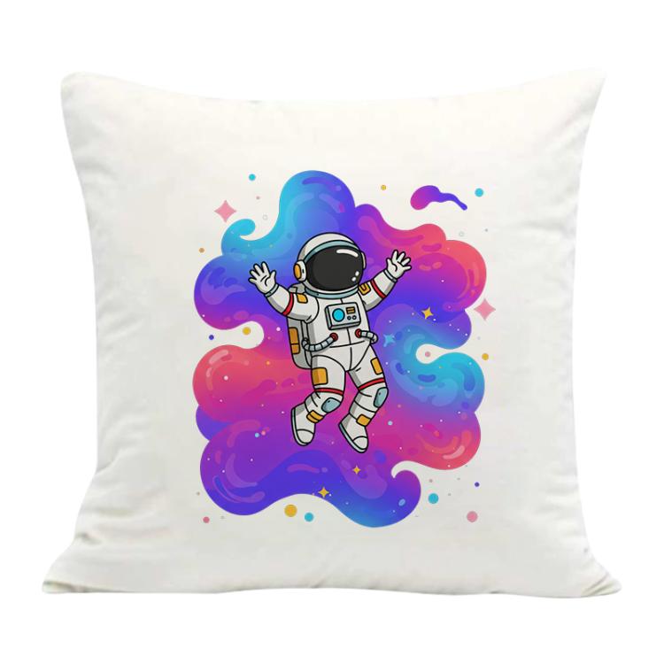 Astronaut Printed Sofa Pillow Case No Core Print On Your Demand, 35x35cm, 40x40cm, 45x45cm, 50x50cm, 60x60cm