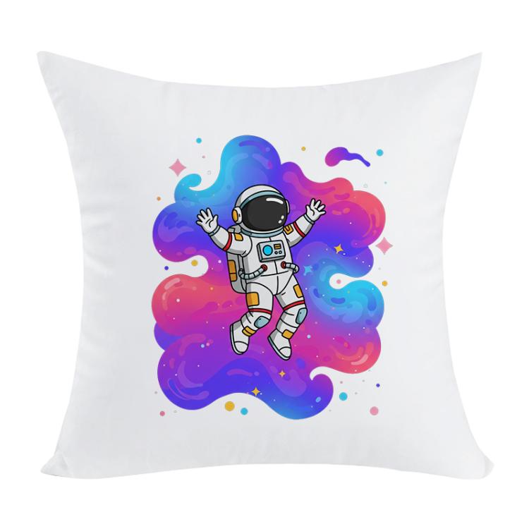 Astronaut Printed Sofa Pillow Case No Core Print On Your Demand, 35x35cm, 40x40cm, 45x45cm, 50x50cm, 60x60cm