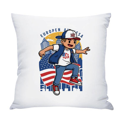 Alphabet Printed Sofa Pillow With Core Print On Your Demand, 35x35cm, 40x40cm, 45x45cm, 50x50cm, 60x60cm