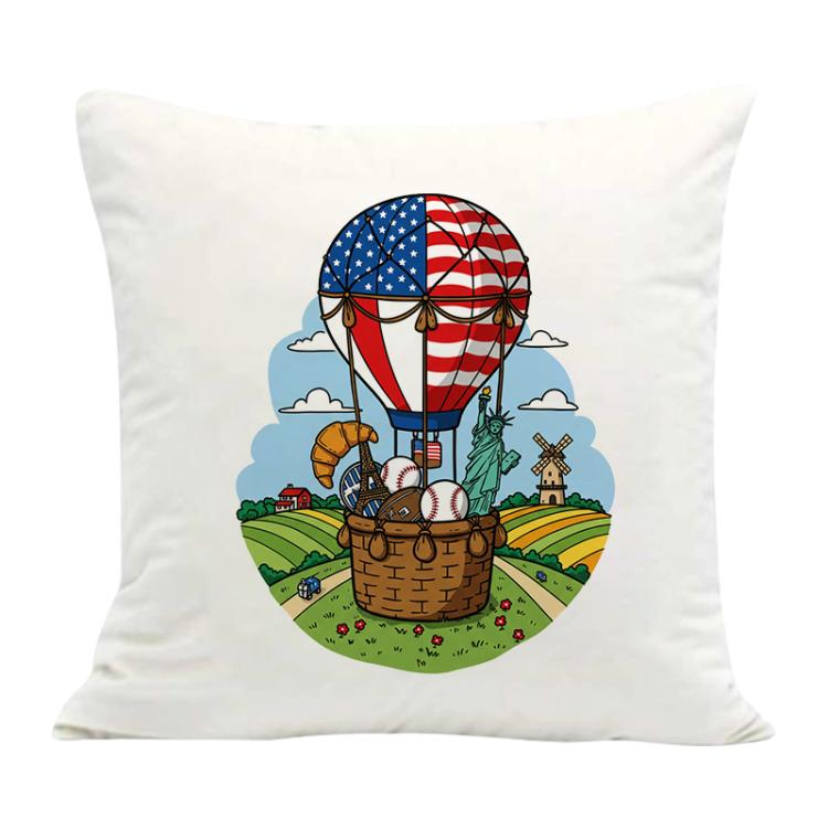 Balloon Printed Sofa Pillow With Core Print On Your Demand, 35x35cm, 40x40cm, 45x45cm, 50x50cm, 60x60cm