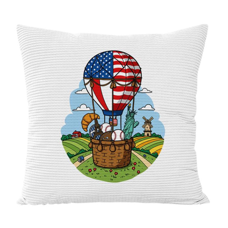 Balloon Printed Sofa Pillow With Core Print On Your Demand, 35x35cm, 40x40cm, 45x45cm, 50x50cm, 60x60cm