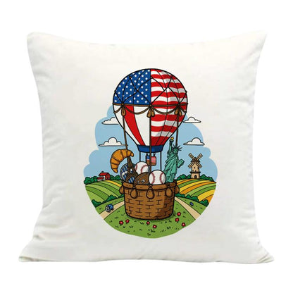Balloon Printed Sofa Pillow With Core Print On Your Demand, 35x35cm, 40x40cm, 45x45cm, 50x50cm, 60x60cm
