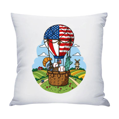 Balloon Printed Sofa Pillow With Core Print On Your Demand, 35x35cm, 40x40cm, 45x45cm, 50x50cm, 60x60cm