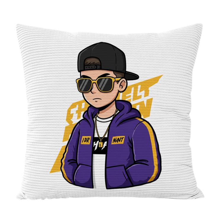 Hipster Printed Sofa Pillow With Core Print On Your Demand, 35x35cm, 40x40cm, 45x45cm, 50x50cm, 60x60cm