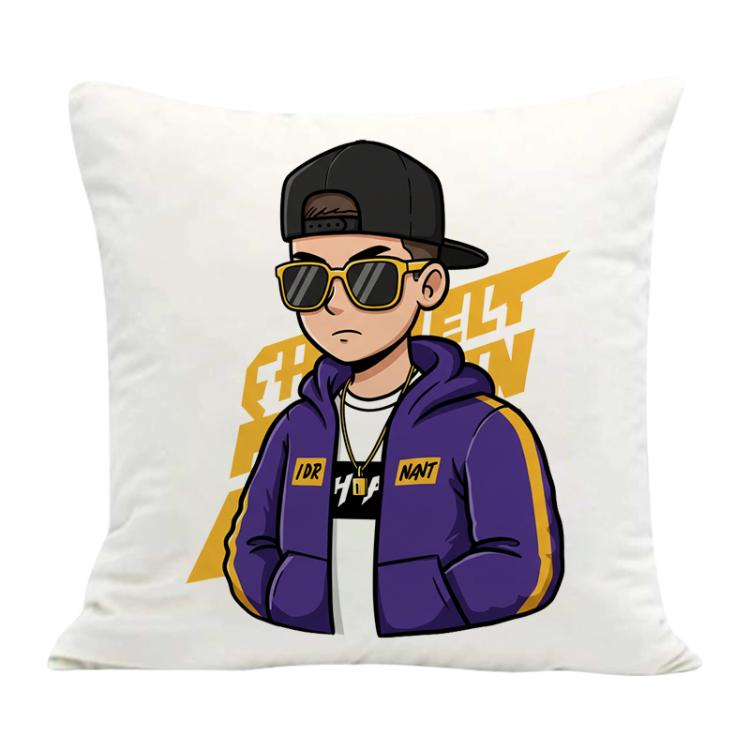 Hipster Printed Sofa Pillow With Core Print On Your Demand, 35x35cm, 40x40cm, 45x45cm, 50x50cm, 60x60cm