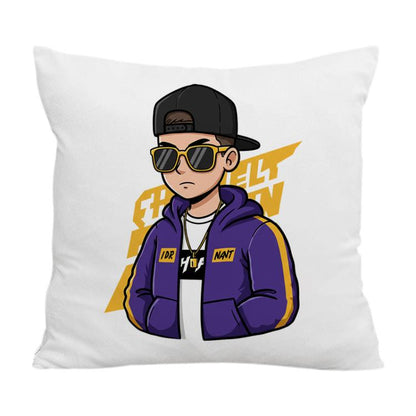 Hipster Printed Sofa Pillow With Core Print On Your Demand, 35x35cm, 40x40cm, 45x45cm, 50x50cm, 60x60cm