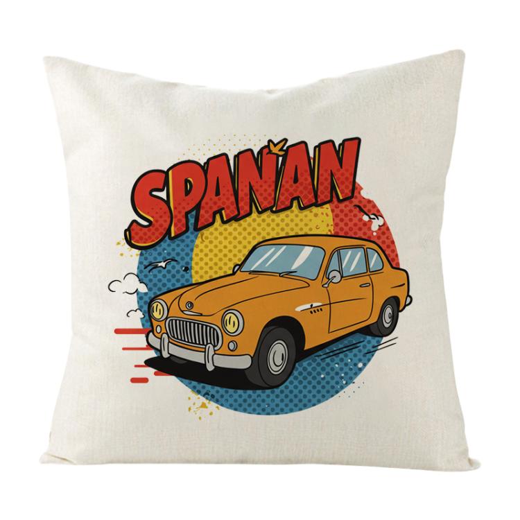 Car Printed Sofa Pillow With Core Print On Your Demand, 35x35cm, 40x40cm, 45x45cm, 50x50cm, 60x60cm