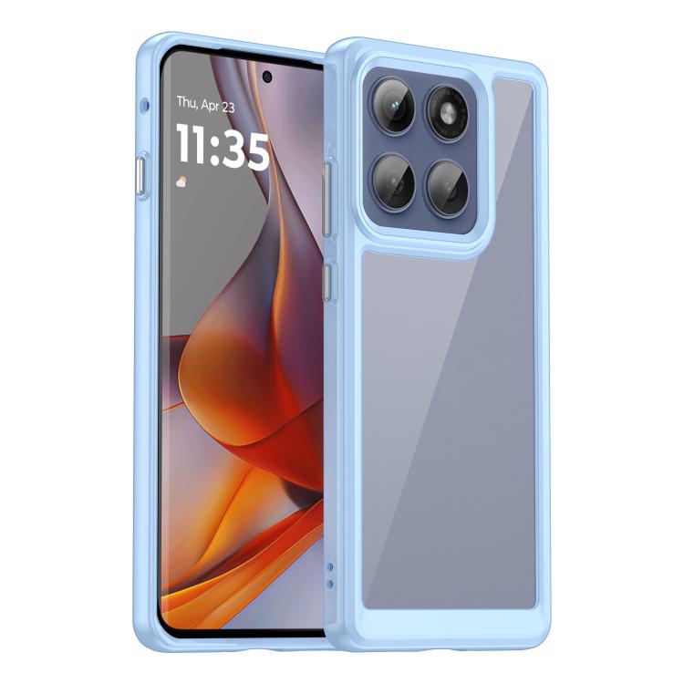 Colorful Series Acrylic Hybrid TPU Phone Case, For Motorola Moto G56 5G, For Motorola Edge 60 Pro, For Motorola Edge 60 Stylus, For Motorola Edge 5G 2025, For Motorola Edge 60 Fusion, For Motorola Moto G Stylus 5G 2025, For Motorola Moto E15           ...