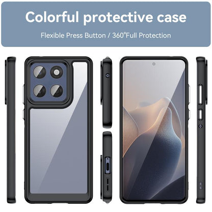 Colorful Series Acrylic Hybrid TPU Phone Case, For Motorola Edge 60 Fusion, For Motorola Moto G Stylus 5G 2025, For Motorola Moto E15, For Motorola Moto G05, For Motorola Moto G15