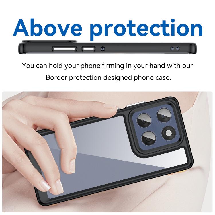 Colorful Series Acrylic Hybrid TPU Phone Case, For Motorola Edge 60 Fusion, For Motorola Moto G Stylus 5G 2025, For Motorola Moto E15, For Motorola Moto G05, For Motorola Moto G15