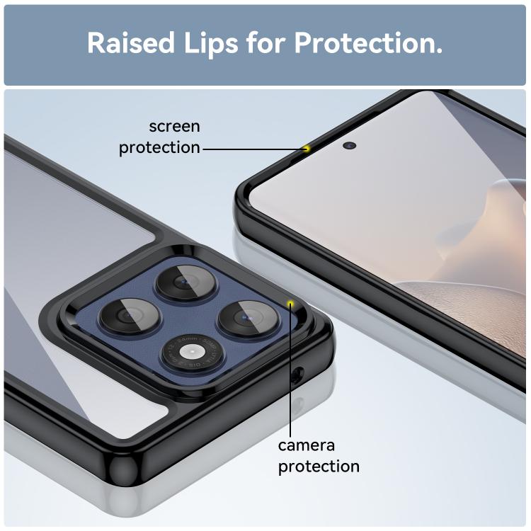 Colorful Series Acrylic Hybrid TPU Phone Case, For Motorola Edge 60 Fusion, For Motorola Moto G Stylus 5G 2025, For Motorola Moto E15, For Motorola Moto G05, For Motorola Moto G15