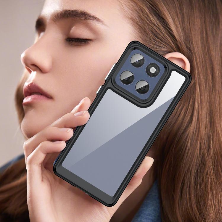 Colorful Series Acrylic Hybrid TPU Phone Case, For Motorola Edge 60 Fusion, For Motorola Moto G Stylus 5G 2025, For Motorola Moto E15, For Motorola Moto G05, For Motorola Moto G15