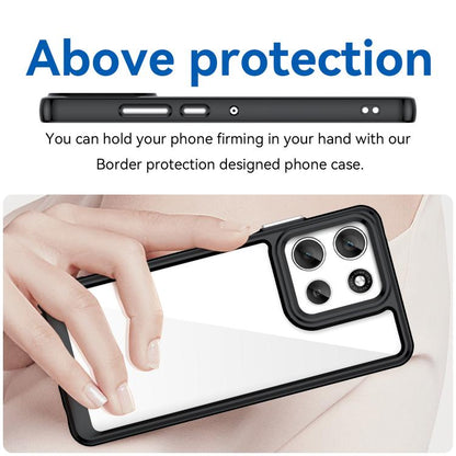 Colorful Series Acrylic Hybrid TPU Phone Case, For Motorola Moto G56 5G, For Motorola Edge 60 Pro, For Motorola Edge 60 Stylus, For Motorola Edge 5G 2025, For Motorola Edge 60 Fusion, For Motorola Moto G Stylus 5G 2025, For Motorola Moto E15           ...