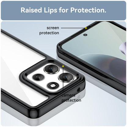 Colorful Series Acrylic Hybrid TPU Phone Case, For Motorola Moto G56 5G, For Motorola Edge 60 Pro, For Motorola Edge 60 Stylus, For Motorola Edge 5G 2025, For Motorola Edge 60 Fusion, For Motorola Moto G Stylus 5G 2025, For Motorola Moto E15           ...