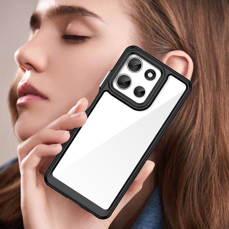 Colorful Series Acrylic Hybrid TPU Phone Case, For Motorola Moto G56 5G, For Motorola Edge 60 Pro, For Motorola Edge 60 Stylus, For Motorola Edge 5G 2025, For Motorola Edge 60 Fusion, For Motorola Moto G Stylus 5G 2025, For Motorola Moto E15           ...
