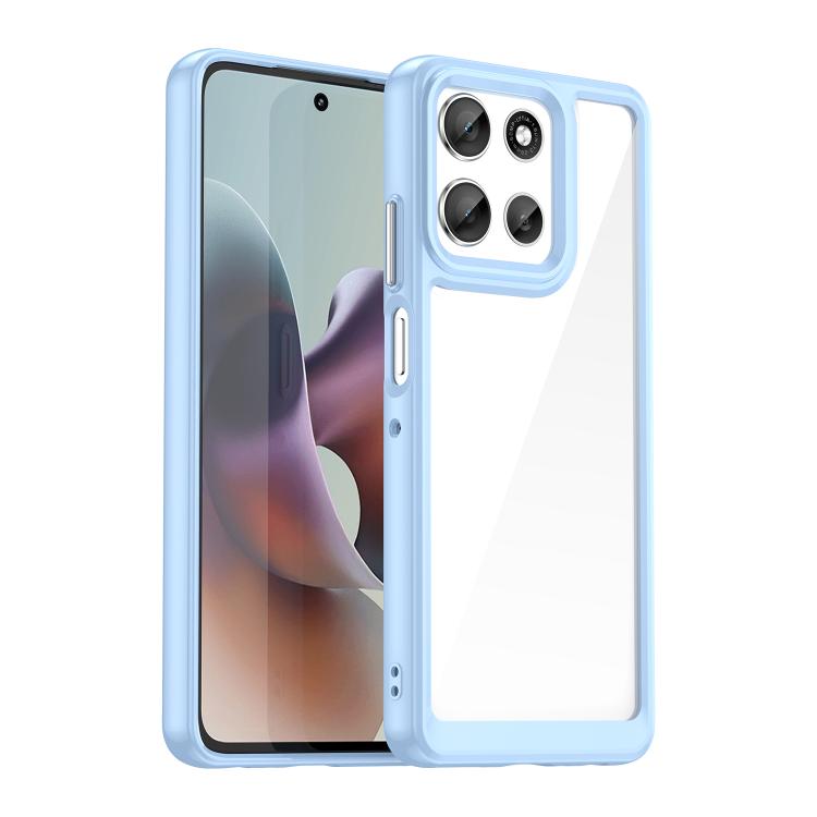Colorful Series Acrylic Hybrid TPU Phone Case, For Motorola Moto G56 5G, For Motorola Edge 60 Pro, For Motorola Edge 60 Stylus, For Motorola Edge 5G 2025, For Motorola Edge 60 Fusion, For Motorola Moto G Stylus 5G 2025, For Motorola Moto E15           ...
