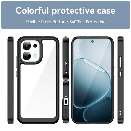 Colorful Series Acrylic Hybrid TPU Phone Case, For OPPO A6 5G, For OPPO A6 Pro 4G, For OPPO A6 Pro 5G Global, For OPPO F31 Pro 5G, For OPPO F31 5G, For OPPO Reno14 F 5G, For OPPO A5x 5G, For OPPO A5 4G 2025 Global, For OPPO A5 5G 2025 Global           ...