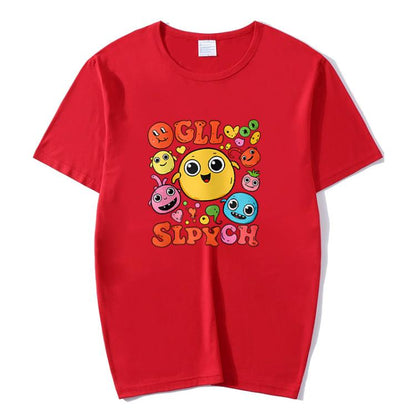 Funny Face Printed Round Neck Modal Short Sleeve T-shirt Print On Your Demand, S, M, L, XL, XXL, XXXL, XXXXL, XXXXXL