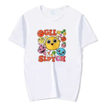 Funny Face Printed Round Neck Modal Short Sleeve T-shirt Print On Your Demand, S, M, L, XL, XXL, XXXL, XXXXL, XXXXXL