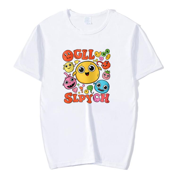 Funny Face Printed Round Neck Modal Short Sleeve T-shirt Print On Your Demand, S, M, L, XL, XXL, XXXL, XXXXL, XXXXXL