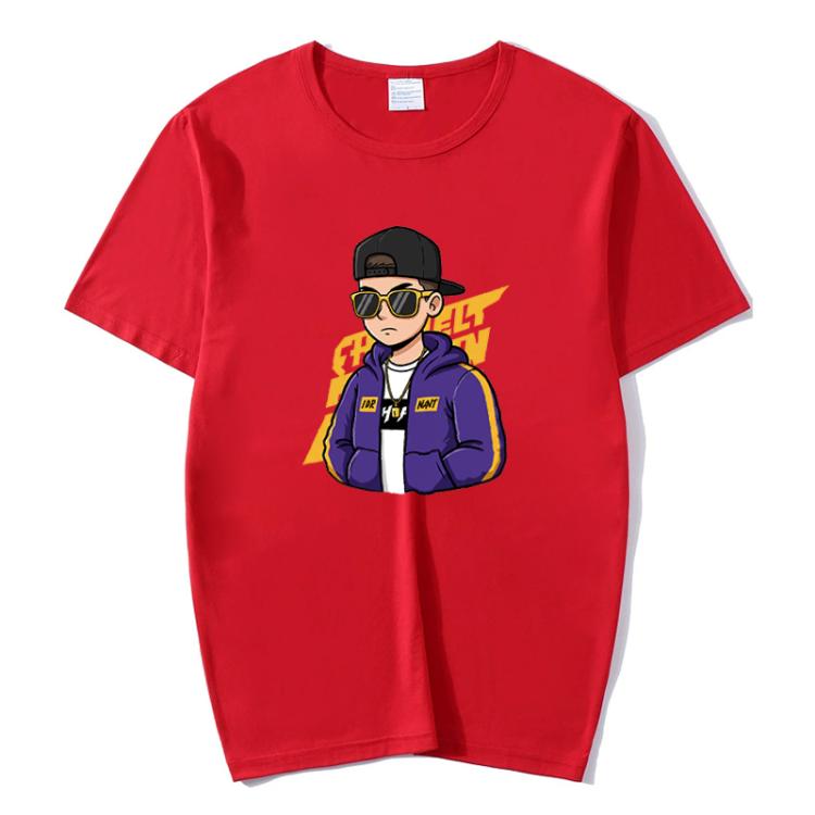 Hipster Printed Round Neck Modal Short Sleeve T-shirt Print On Your Demand, S, M, L, XL, XXL, XXXL, XXXXL, XXXXXL