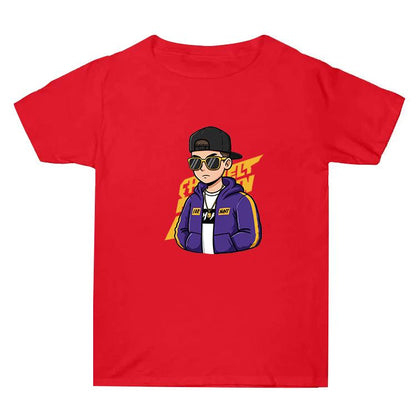 Hipster Printed Summer Baggy Cotton Short Sleeve T-shirt Print On Your Demand, S, M, L, XL, XXL, XXXL