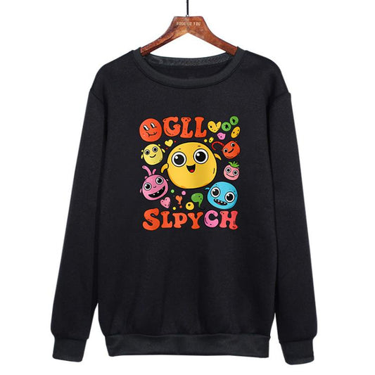 Sweat-shirt décontracté à col rond imprimé visage amusant, impression sur demande, XS, S, M, L, XL, XXL, XXXL
