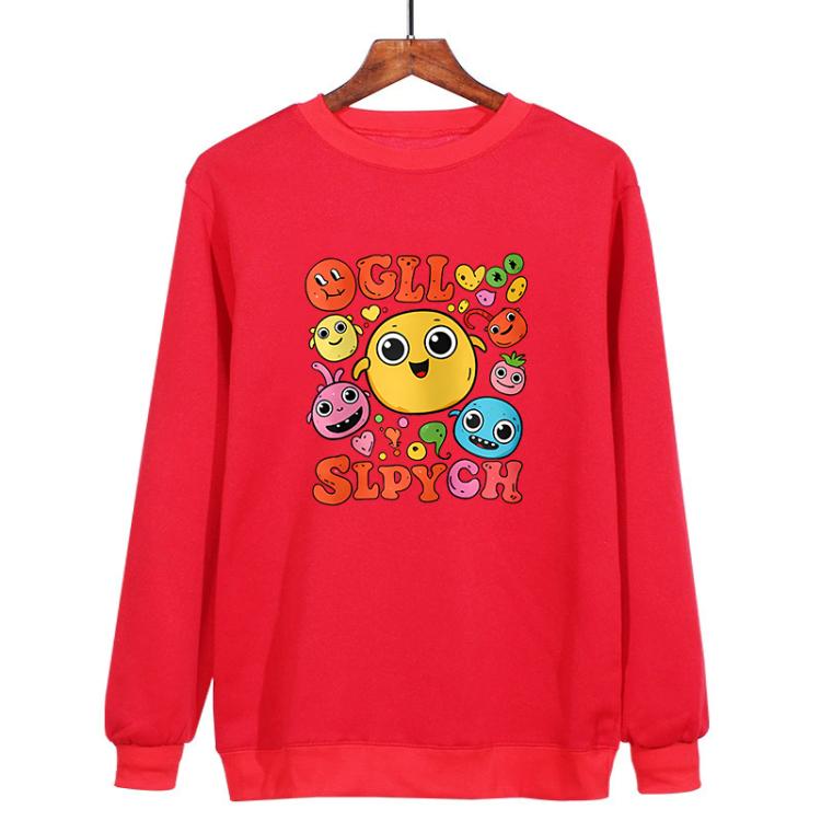 Funny Face Printed Casual Loose Round Neck Sweatshirt Print On Your Demand, XS, S, M, L, XL, XXL, XXXL