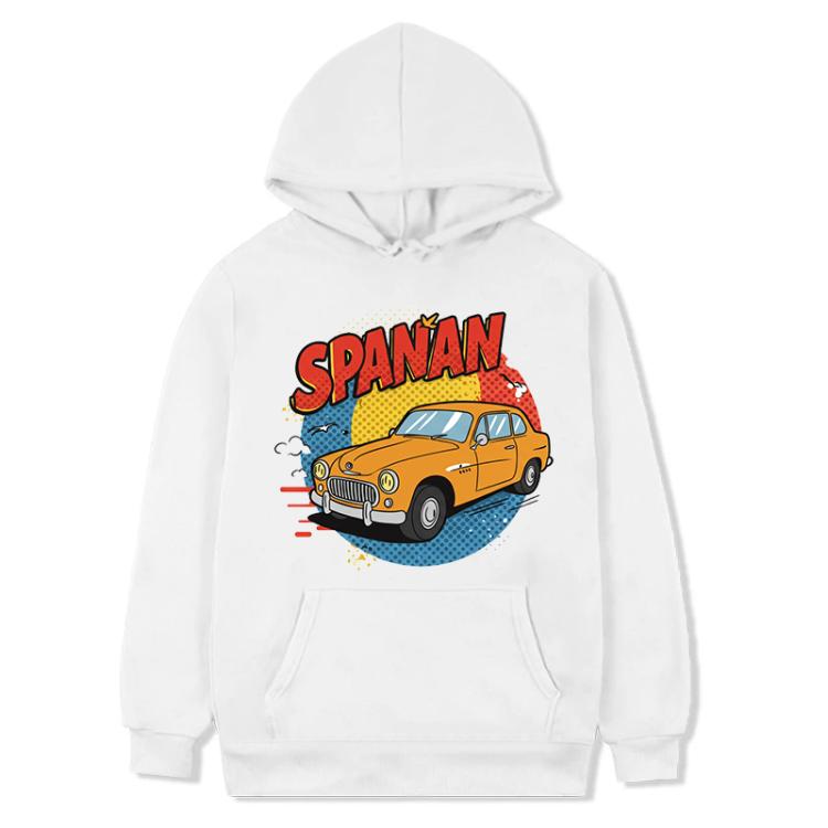 Car Printed Fleece Hooded Sweatshirt Print On Your Demand, XS, S, M, L, XL, XXL, XXXL