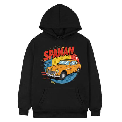 Car Printed Fleece Hooded Sweatshirt Print On Your Demand, XS, S, M, L, XL, XXL, XXXL