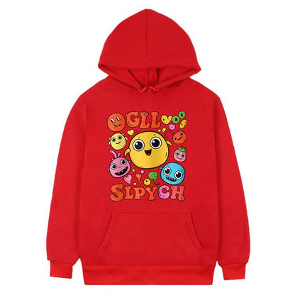 Funny Face Printed Fleece Hooded Sweatshirt Print On Your Demand, XS, S, M, L, XL, XXL, XXXL