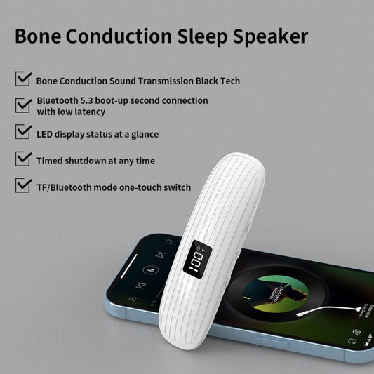 QY10-B Bone Conduction Bluetooth 5.3  Sleep Speaker, QY10-B