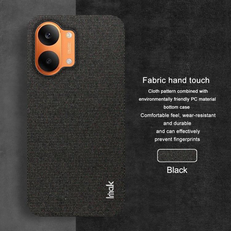imak Ruiyi Series Cloth Texture PU + PC Phone Case, For Redmi Turbo5 Max/Poco X8 Pro Max 5G, For Redmi Turbo5 5G / Poco X8 Pro 5G, For Redmi Note 15 Pro+ 5G Global 163.3mm, For Redmi Note 15 5G Global 164mm, For Redmi K90 Pro Max/Poco F8 Ultra         ...