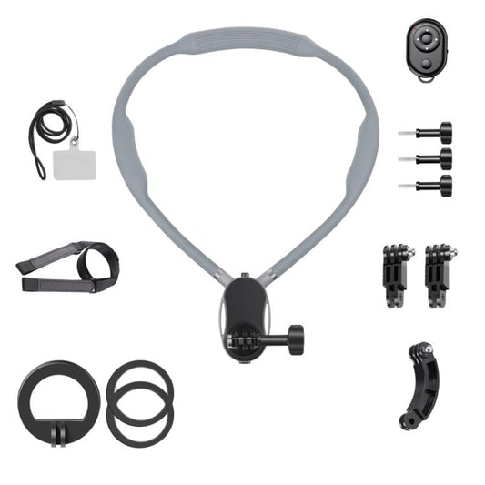 Soporte magnético antivibración para cuello, 11 en 1, 12 en 1 con control remoto, 10 en 1 con abrazadera para teléfono, 11 en 1 con control remoto, 7 en 1 con abrazadera para teléfono, 6 en 1 con abrazadera para teléfono, 4 en 1 con abrazadera, 3 en 1 con adaptador de 1/4", 2 en 1, 3 en 1 con hebilla tipo J