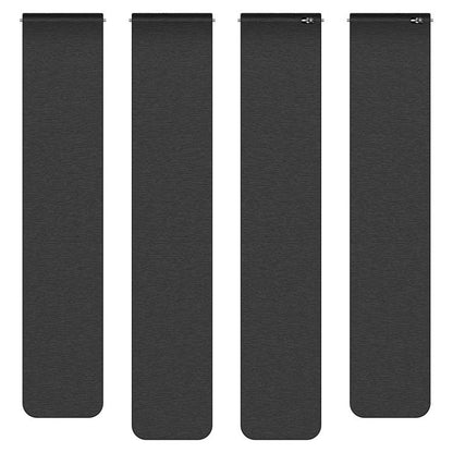 Cloud Wood Grain Silicone Magnetic Watch Band, 22mm