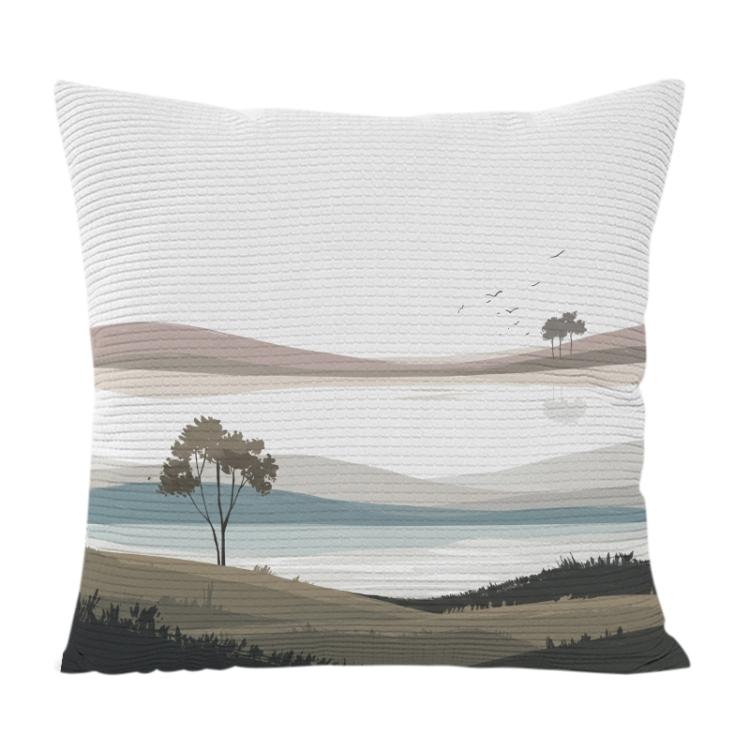 Scenery Printed Sofa Pillow With Core Print On Your Demand, 35x35cm, 40x40cm, 45x45cm, 50x50cm, 60x60cm