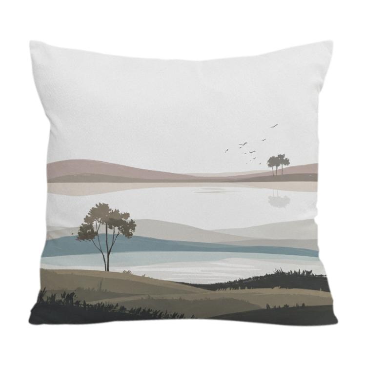 Scenery Printed Sofa Pillow With Core Print On Your Demand, 35x35cm, 40x40cm, 45x45cm, 50x50cm, 60x60cm