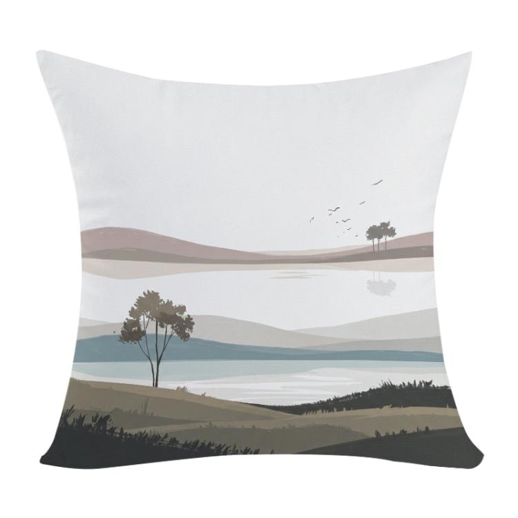 Scenery Printed Sofa Pillow With Core Print On Your Demand, 35x35cm, 40x40cm, 45x45cm, 50x50cm, 60x60cm